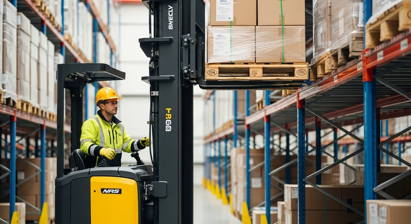 Treinamento prático de transpaleteira elétrica para segurança no trabalho