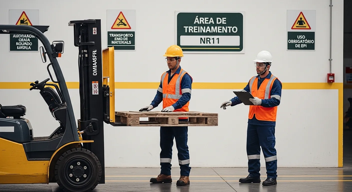Treinamento Operador de Empilhadeira e Paleteira Elétrica